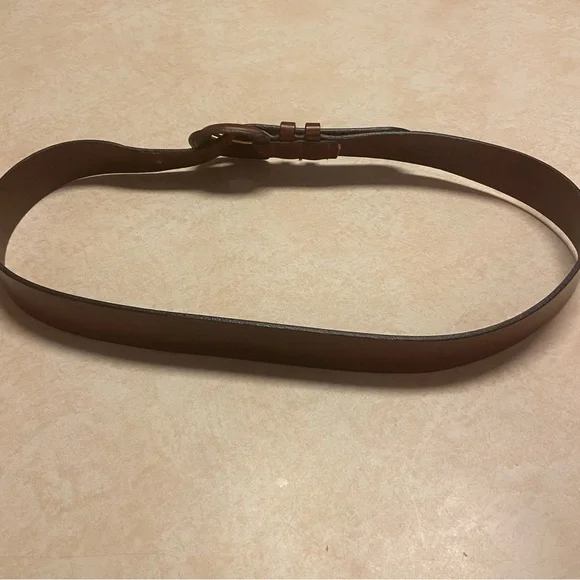 Vintage Gap Belt Womens 31”-34” USA Made Brown Leather Retro 80s 90s Classic - Picture 4 of 12